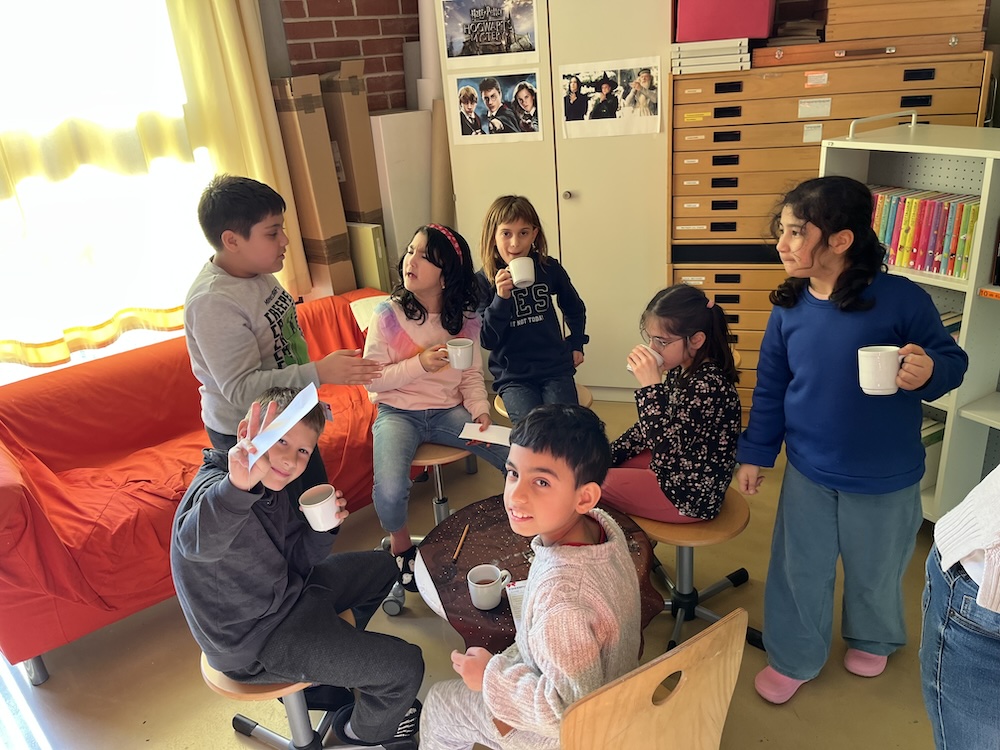 Adventsrätsel in der Schulbücherei