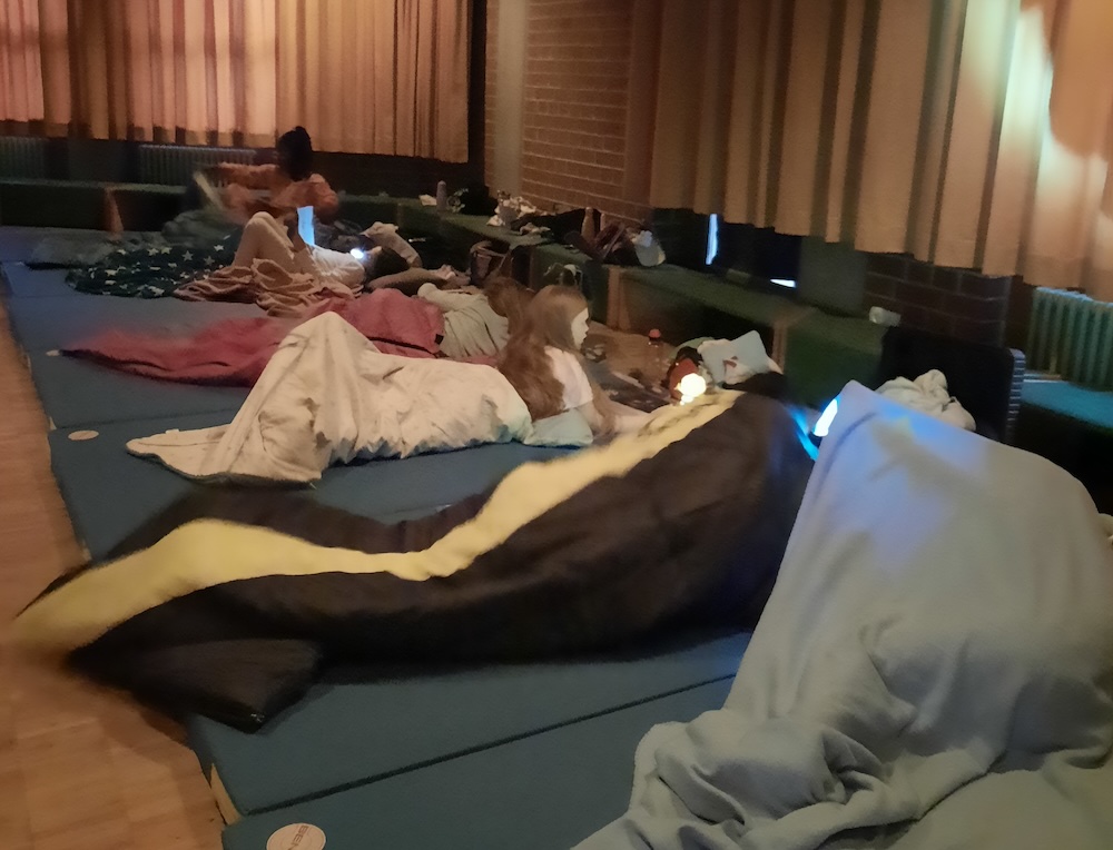 Lesenacht der Klasse 2b